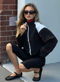 Cortavientos Shoreline Negro / Blanco