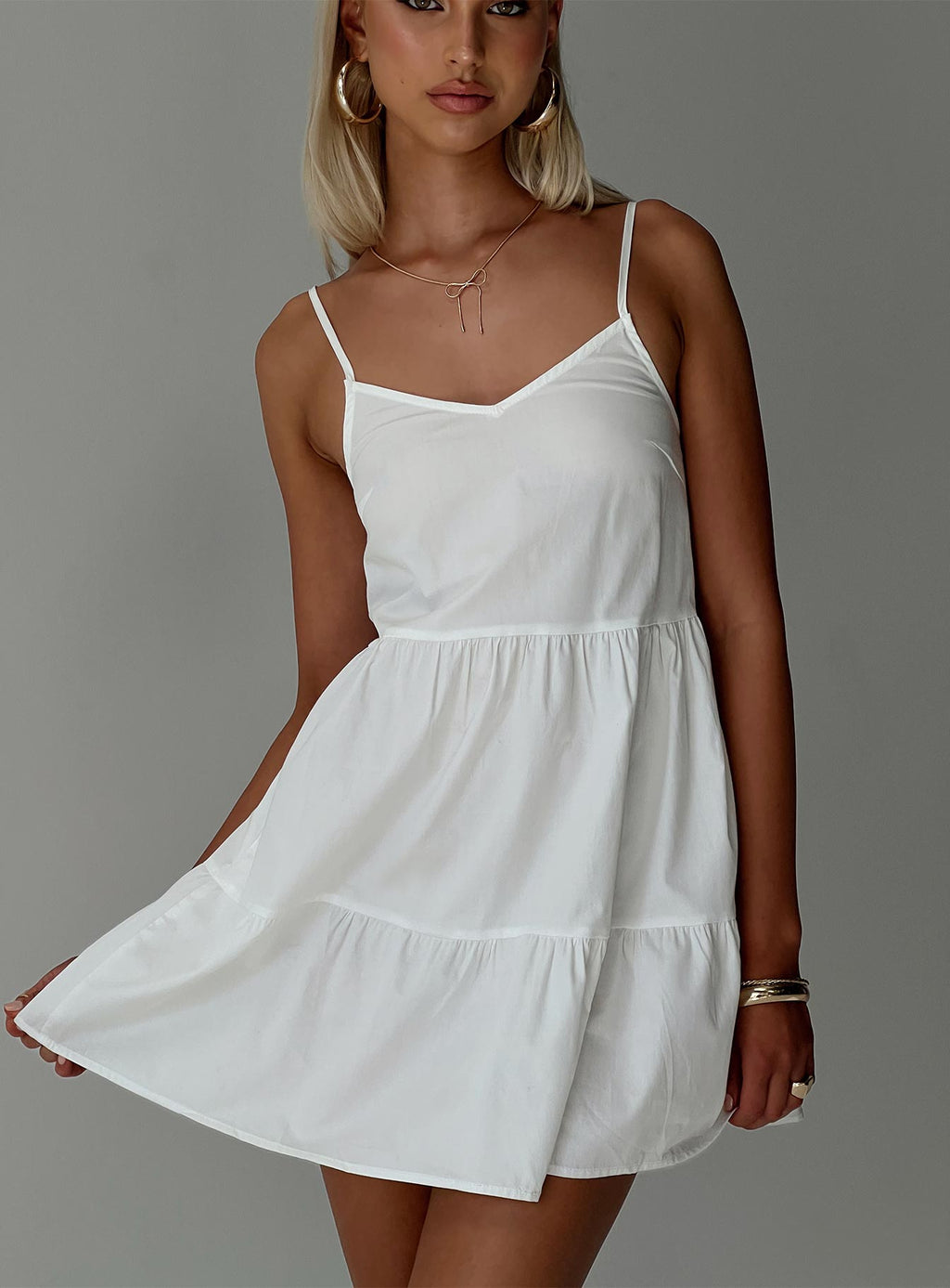 Vestido corto Zorion blanco
