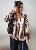 Chaqueta con cremallera Brienna marrón