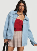 Chaqueta bomber de mezclilla Goldsmith lavado claro