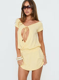 Vestido corto Papino limón