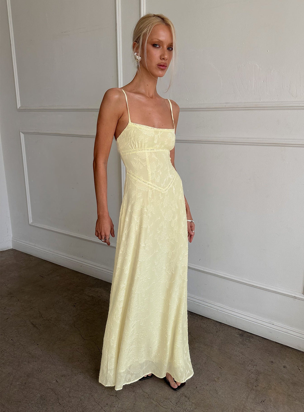Maxivestido Amarillo del Sur de Francia