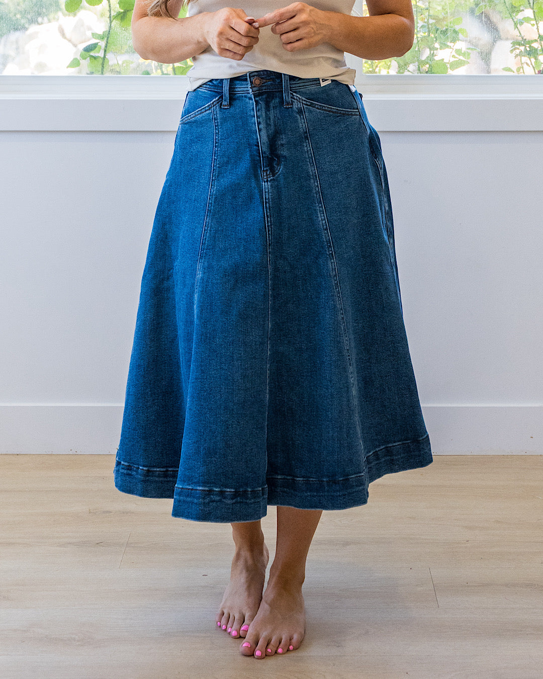 Falda vaquera Judy Blue Lasso