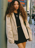 Chaqueta Springer color beige