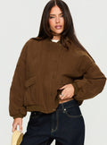 Chaqueta acolchada Stick Season marrón