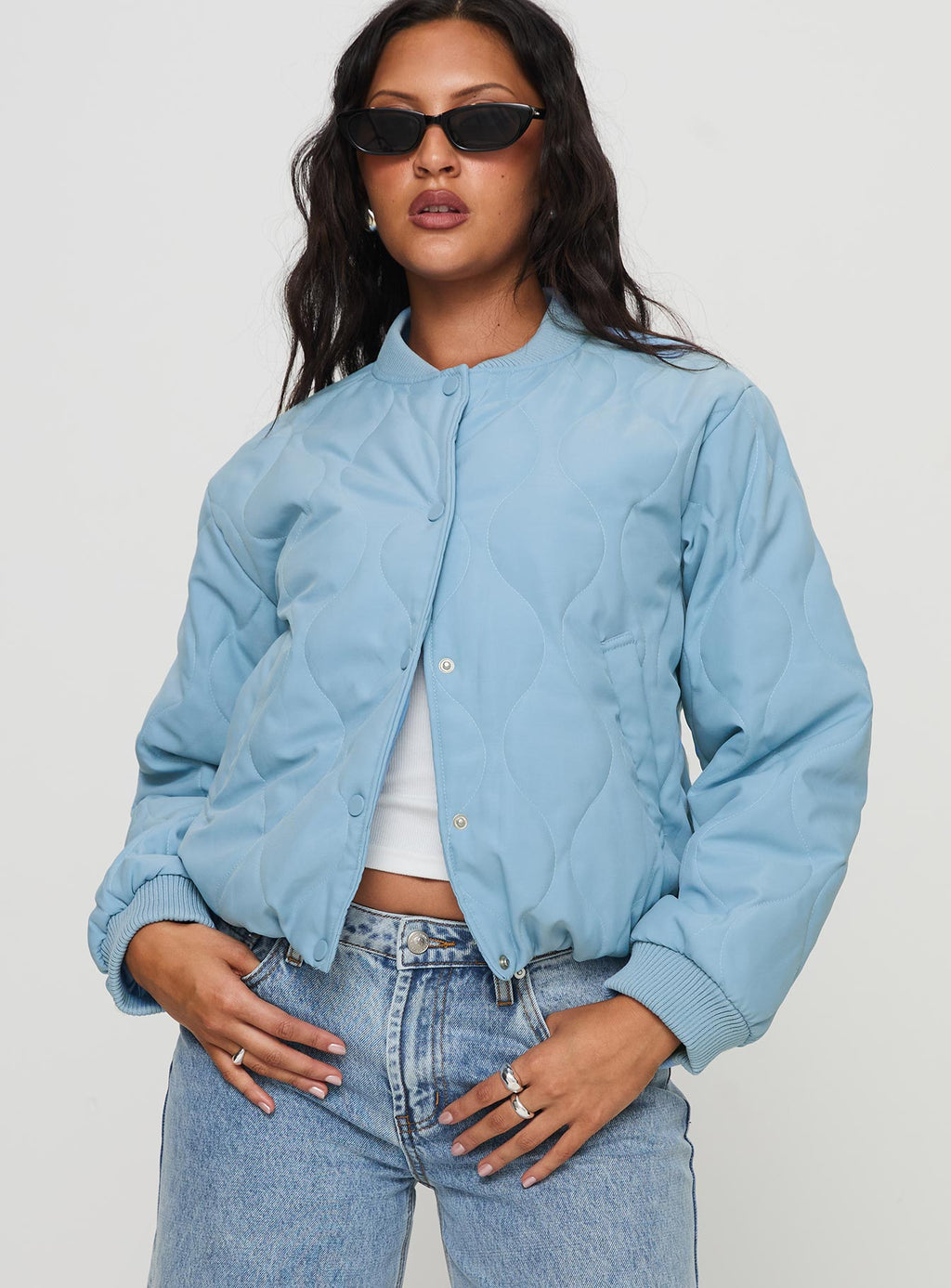 Chaqueta acolchada Qwynne azul