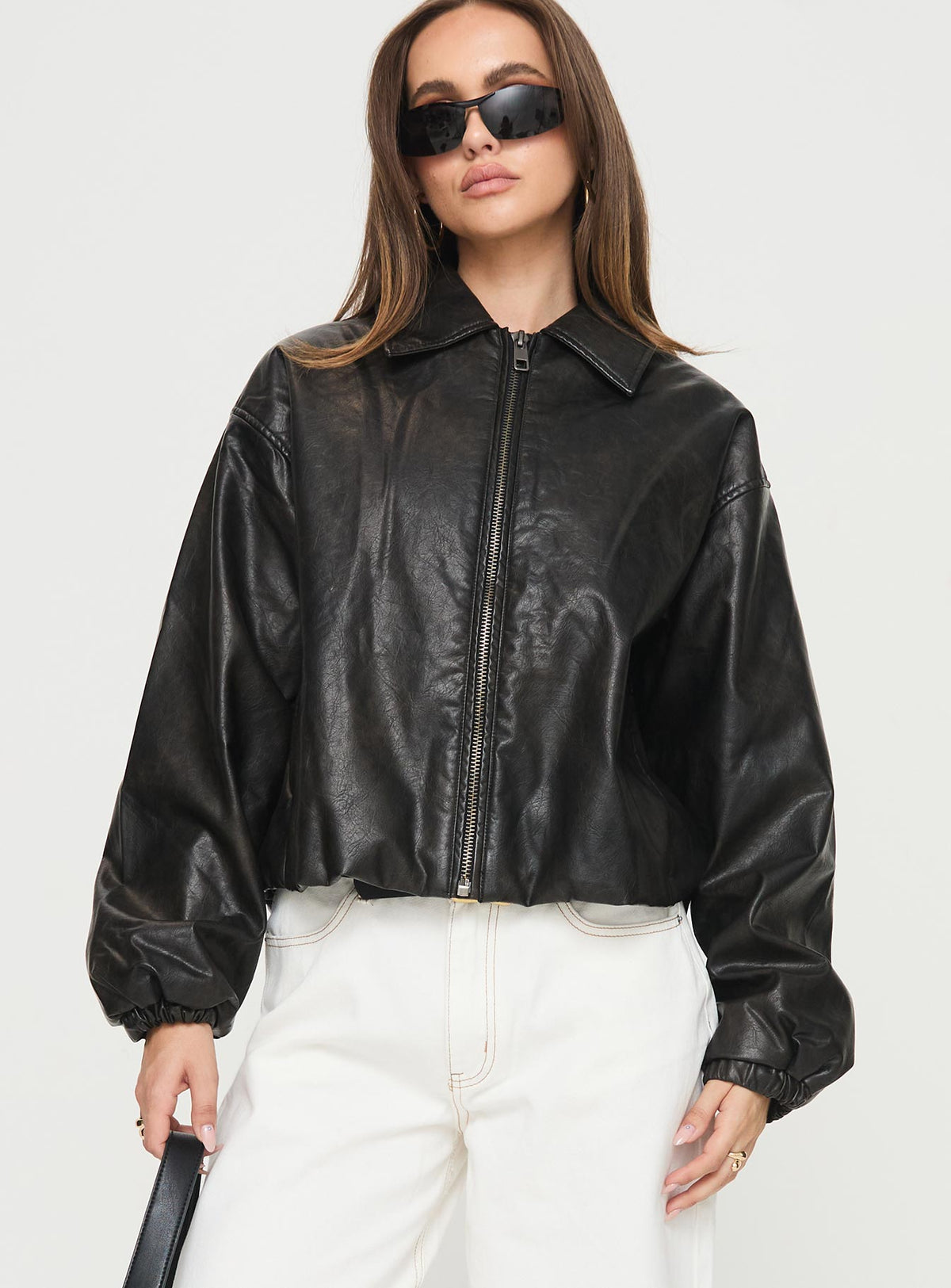 Chaqueta tipo bomber Nirvana color ónix