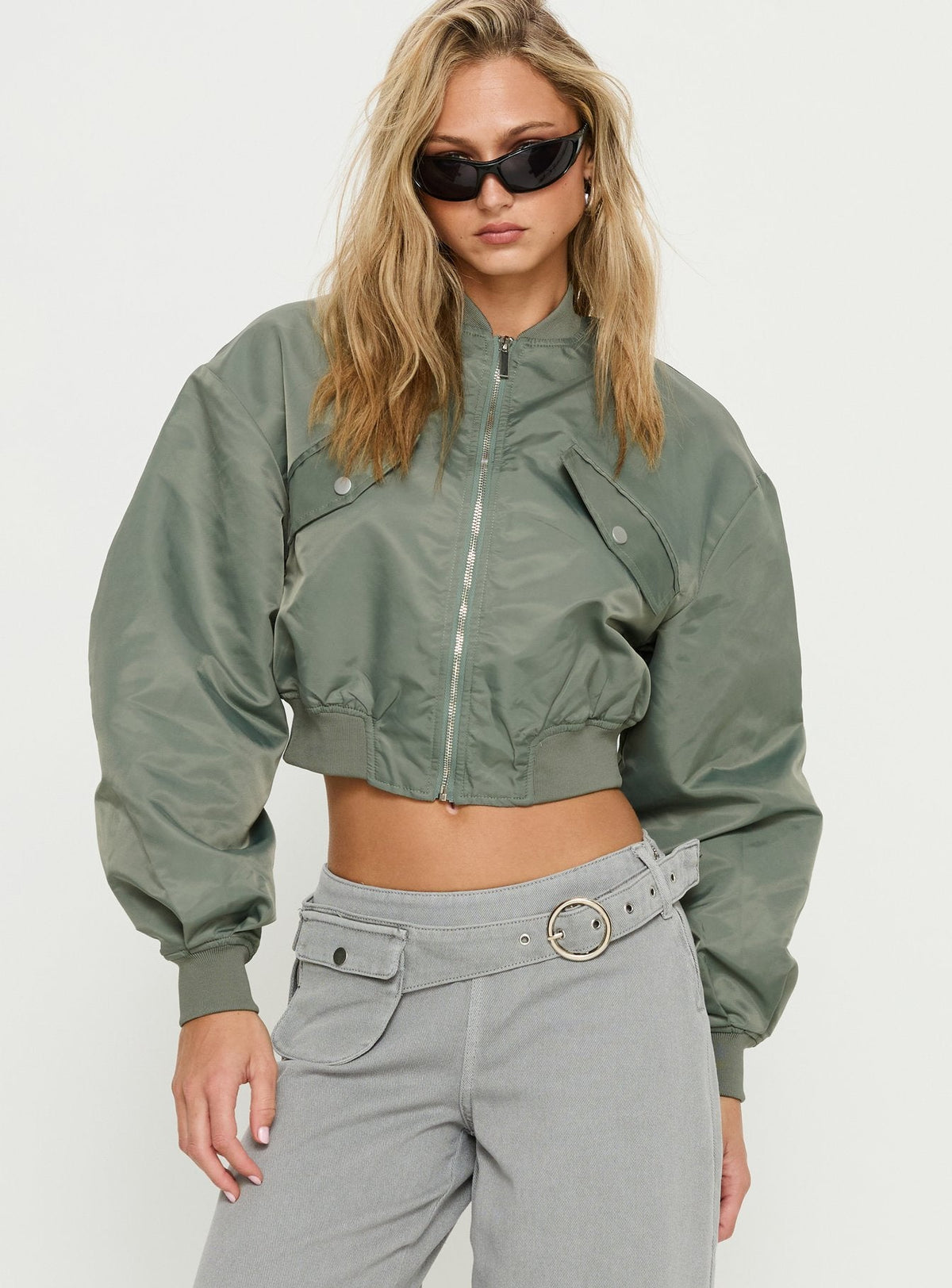 Chaqueta Bomber Thalya Verde