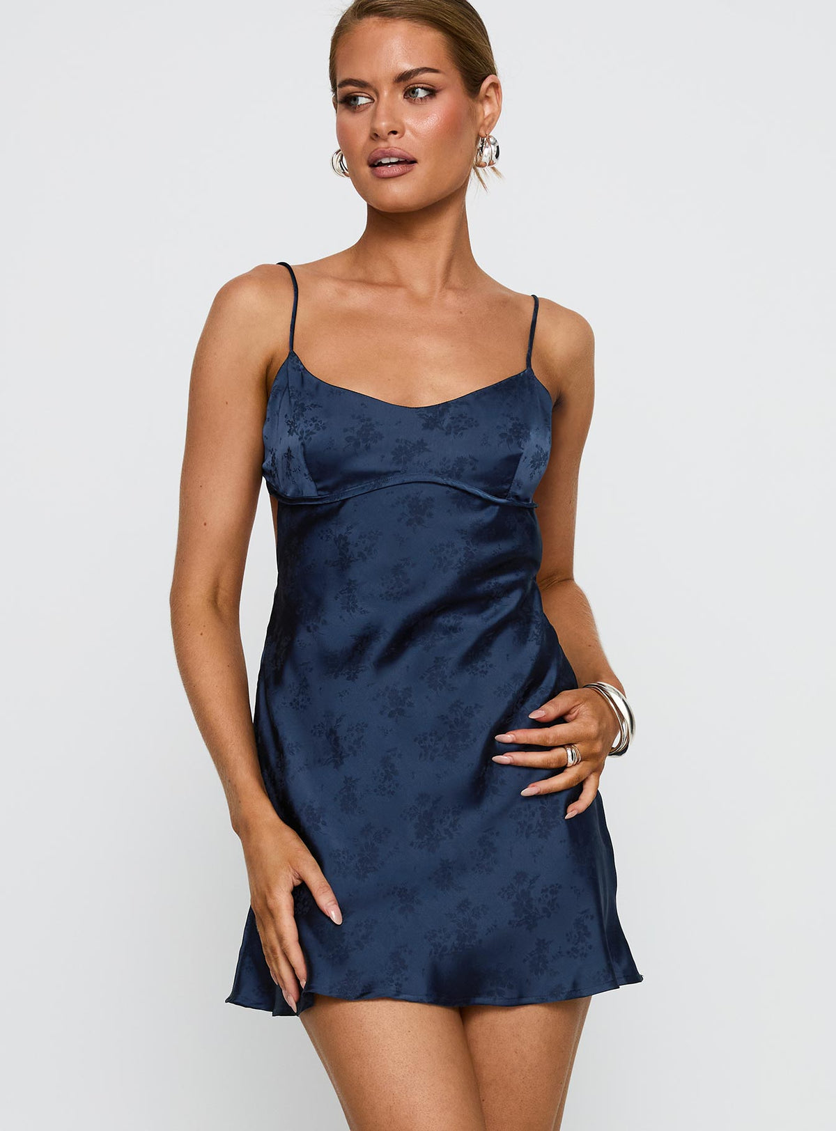 Minivestido Clemence Azul Marino