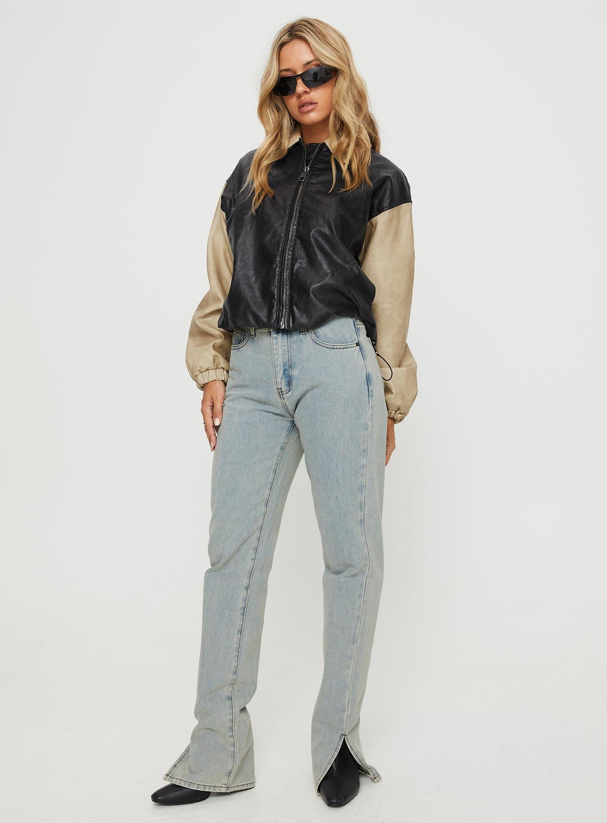Chaqueta tipo bomber Nirvana color camel