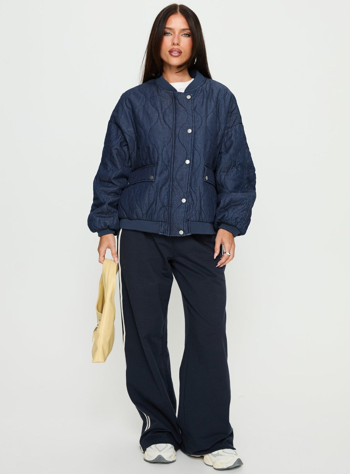 Chaqueta acolchada Stick Season azul marino