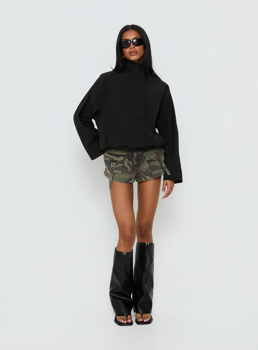 Chaqueta cortavientos Shoreline negra