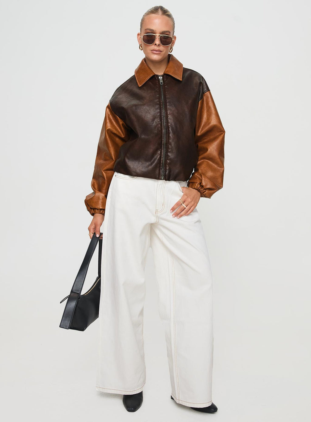 Chaqueta bomber Nirvana color chocolate