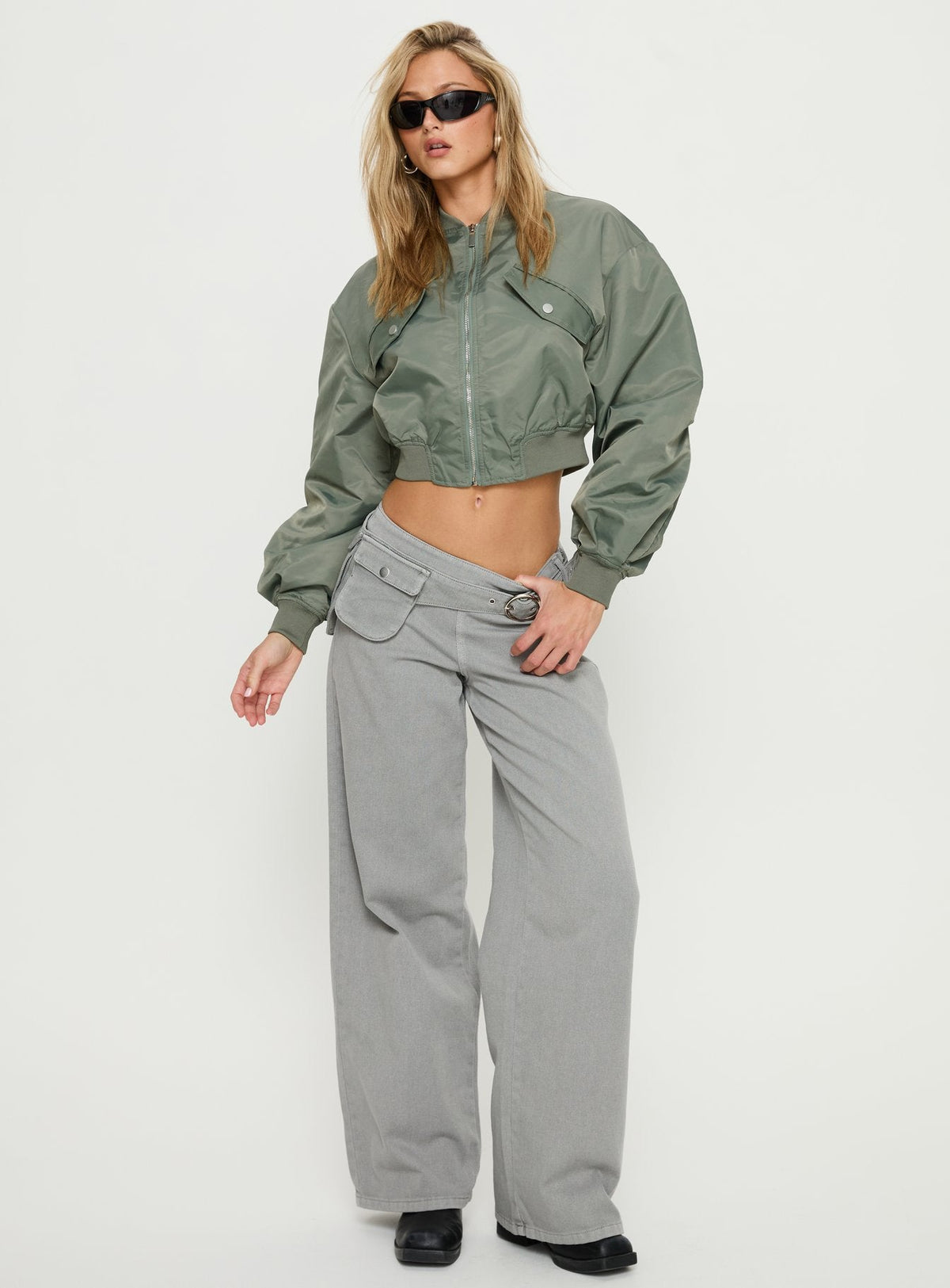 Chaqueta Bomber Thalya Verde