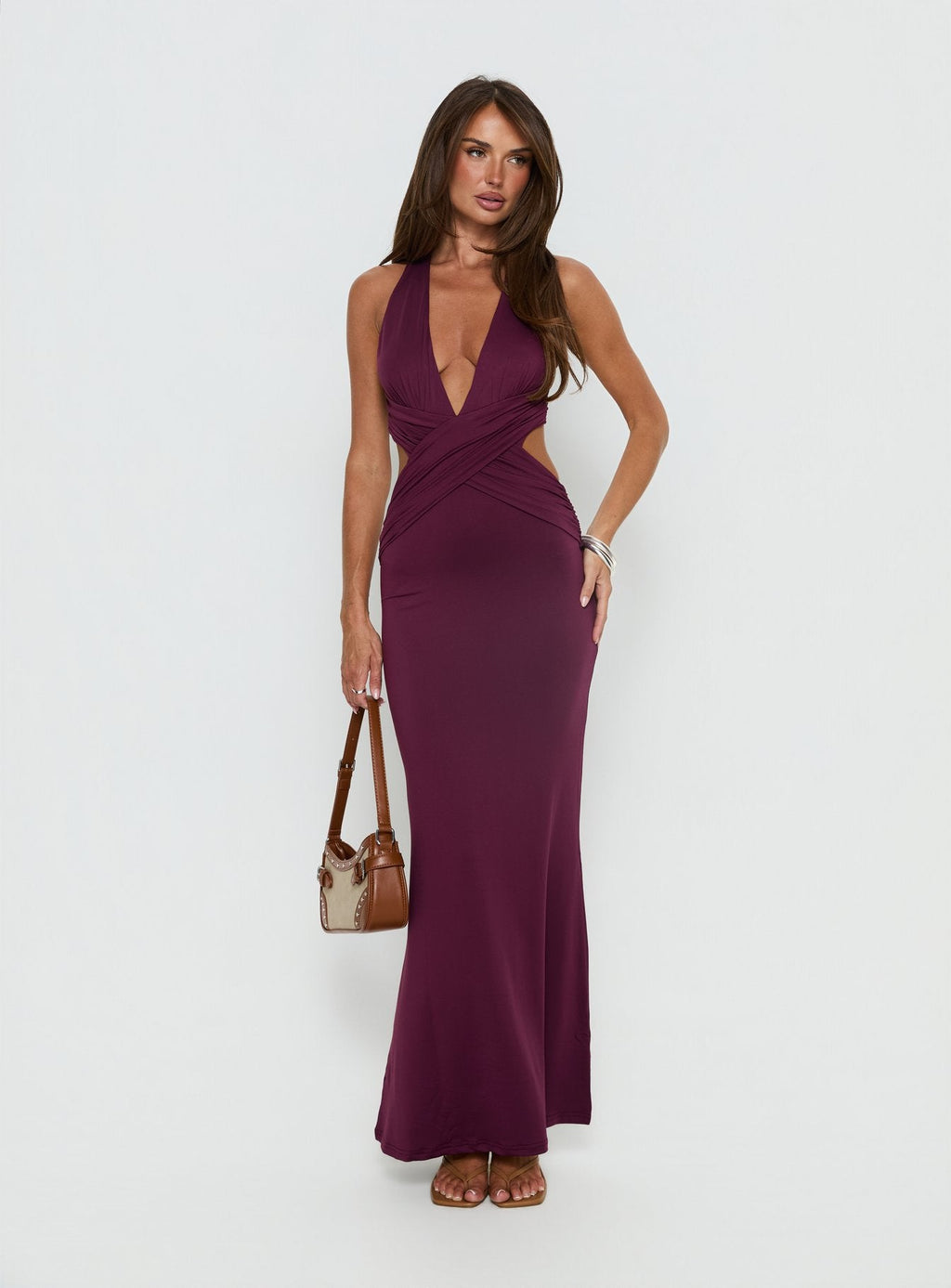 Vestido largo Bambia morado