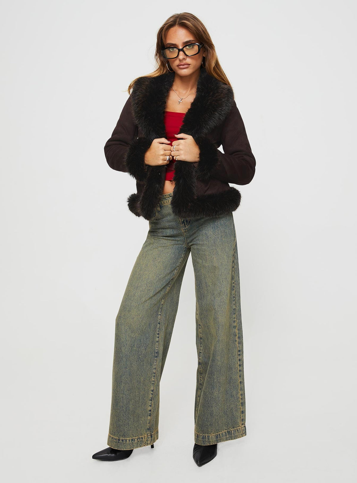 Chaqueta Graciel Penny Lane color chocolate