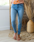 Jeans ajustados KanCan Diana sin efecto desgastado - Lavado claro VENTA FINAL