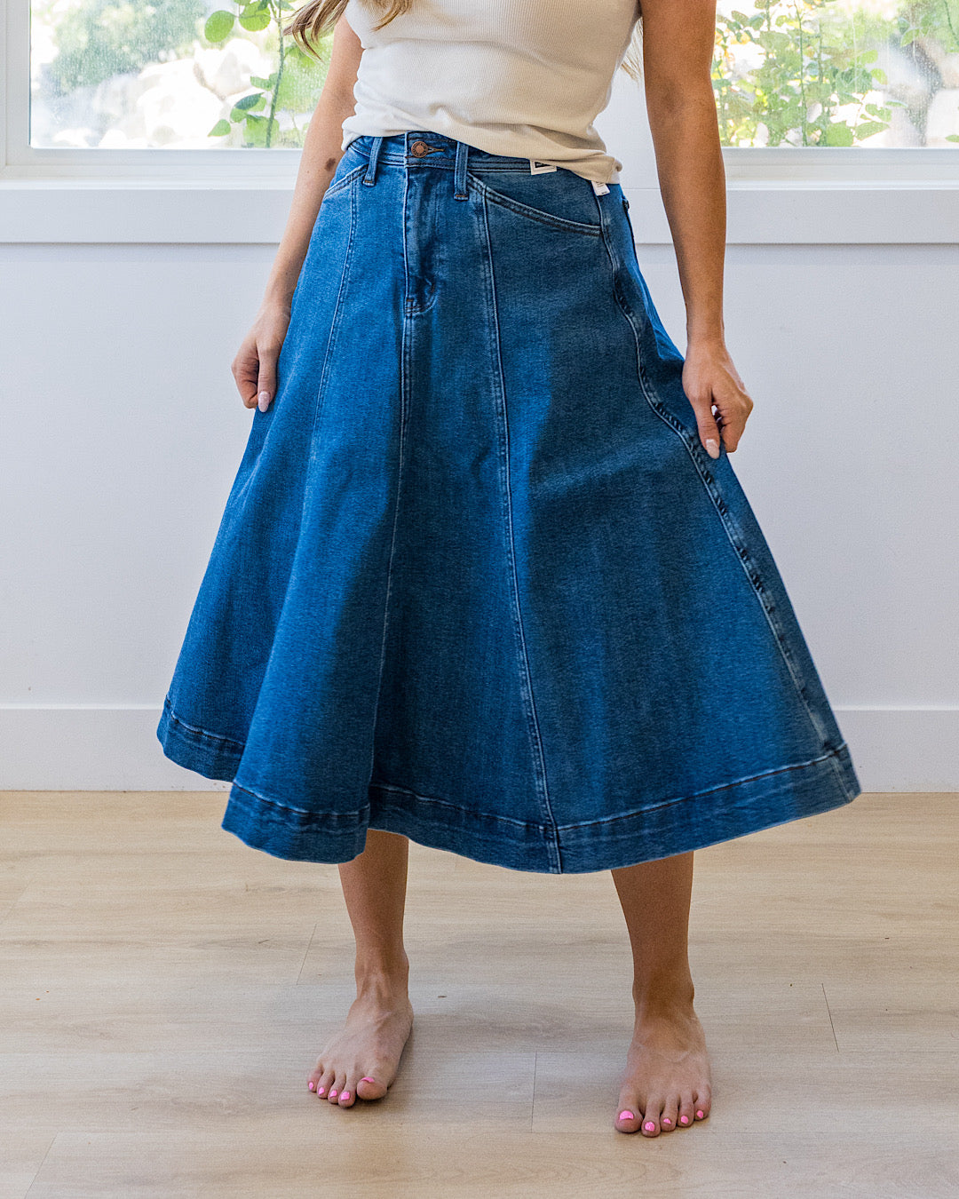 Falda vaquera Judy Blue Lasso