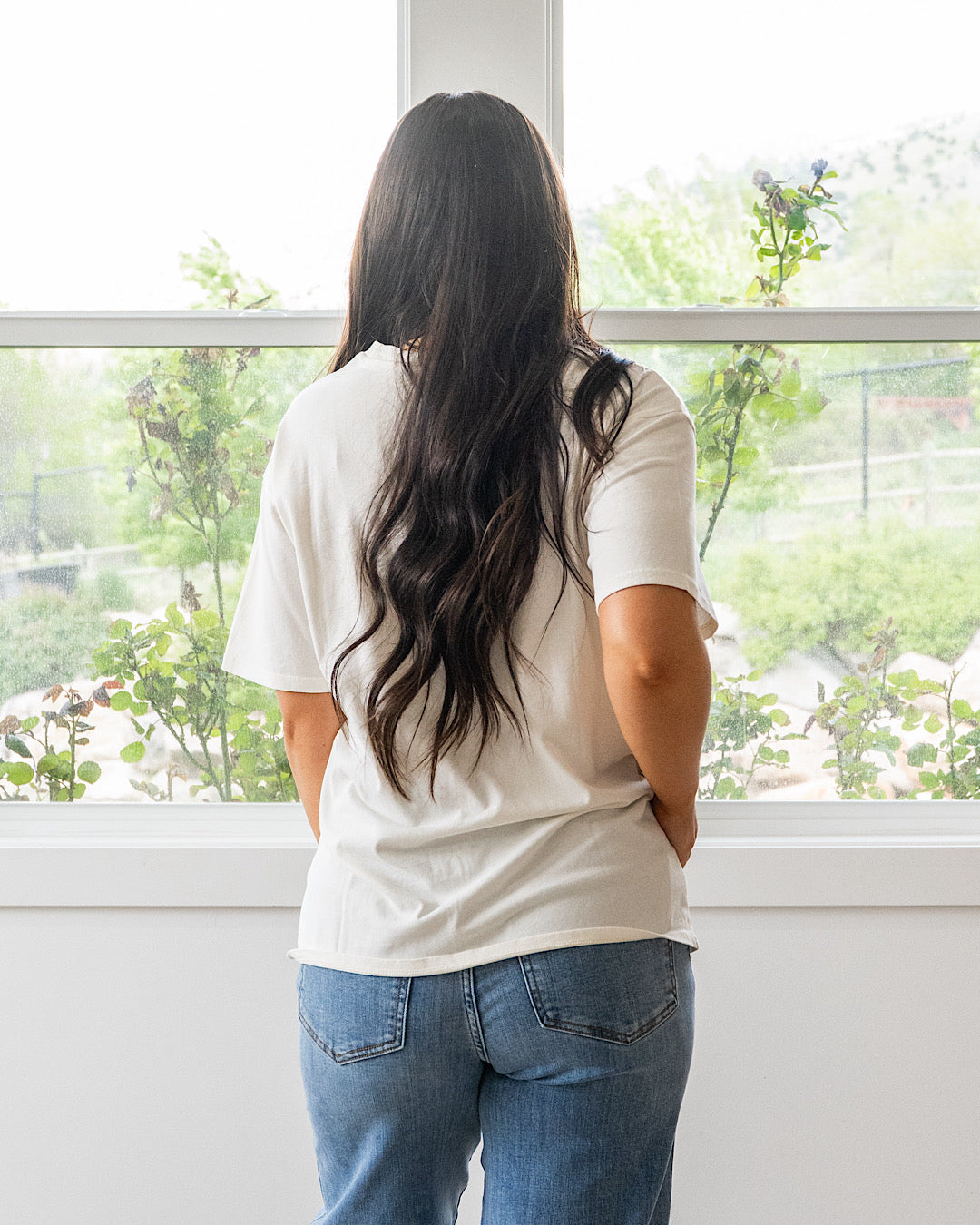 Camiseta Farmer's Market Blossom - Marfil