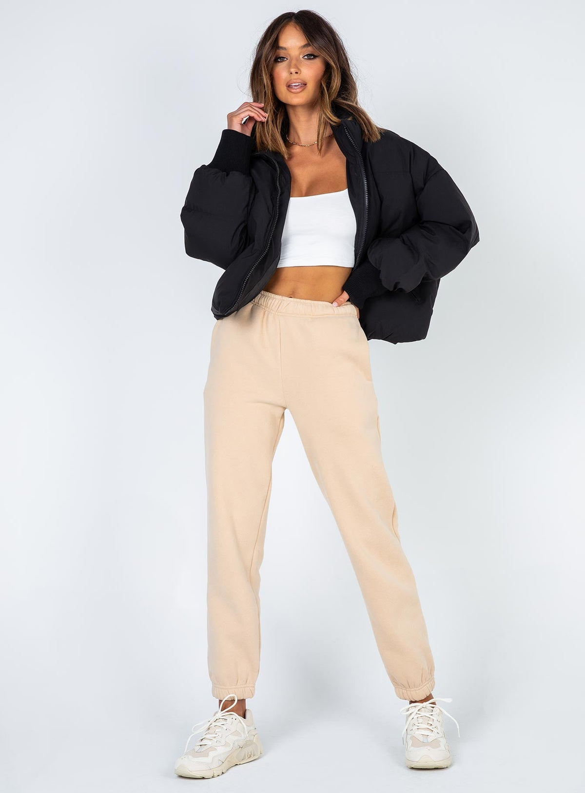 Chaqueta acolchada Abe negra