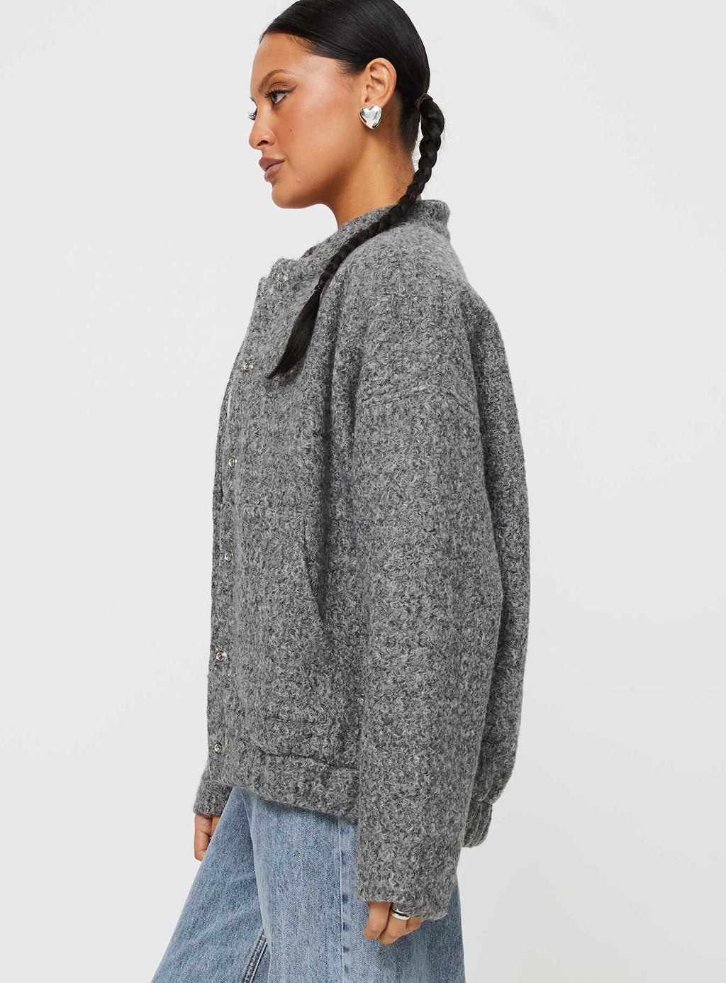 Chaqueta Bomber Stillar Gris