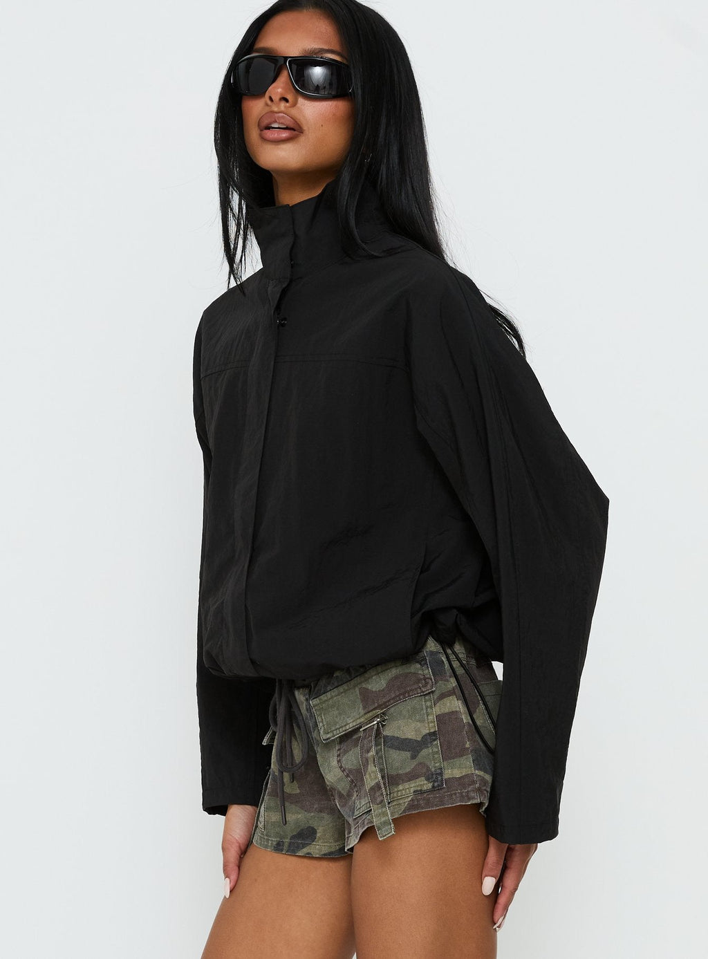 Chaqueta cortavientos Shoreline negra