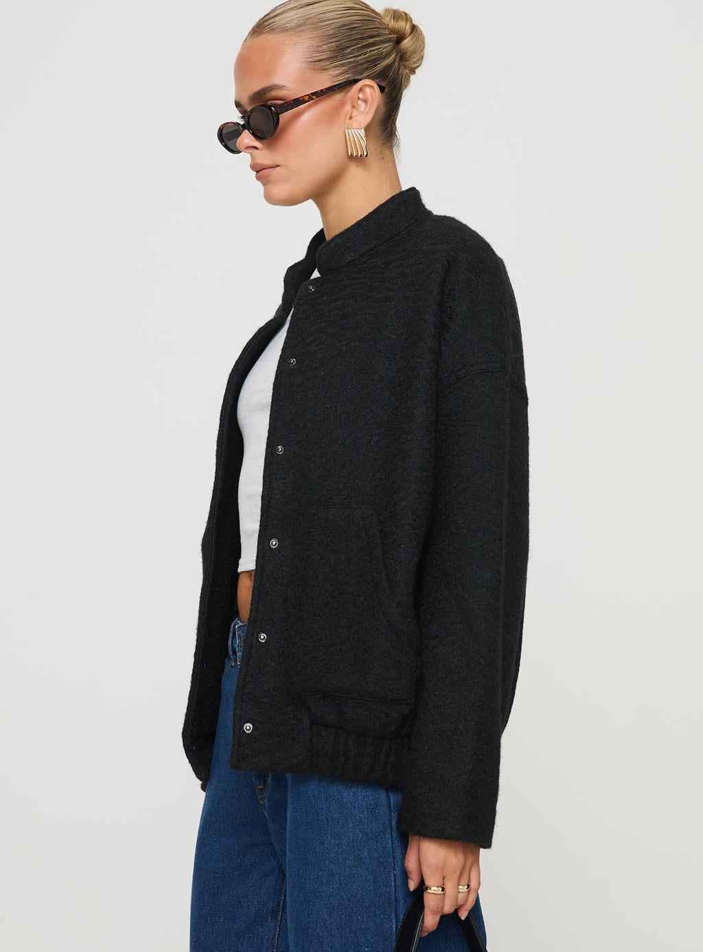 Chaqueta Bomber Stillar negra