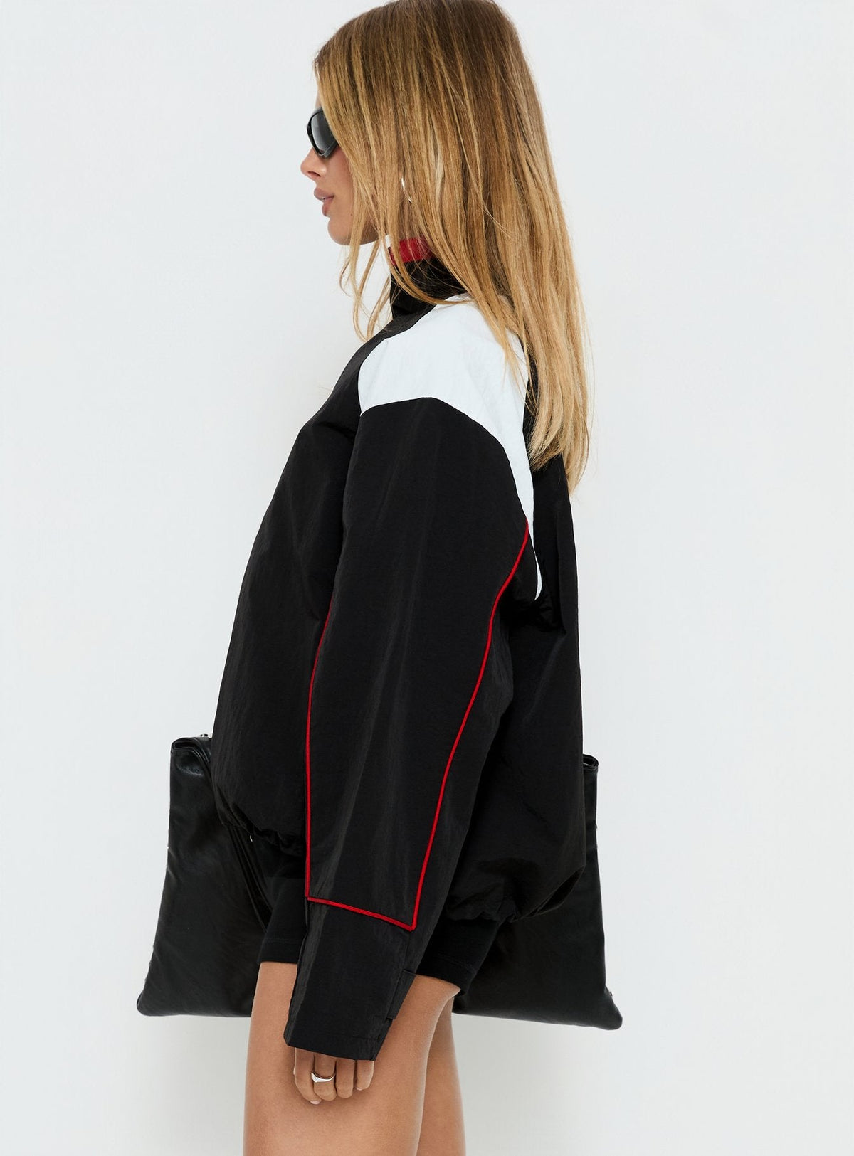 Cortavientos Shoreline Negro / Blanco