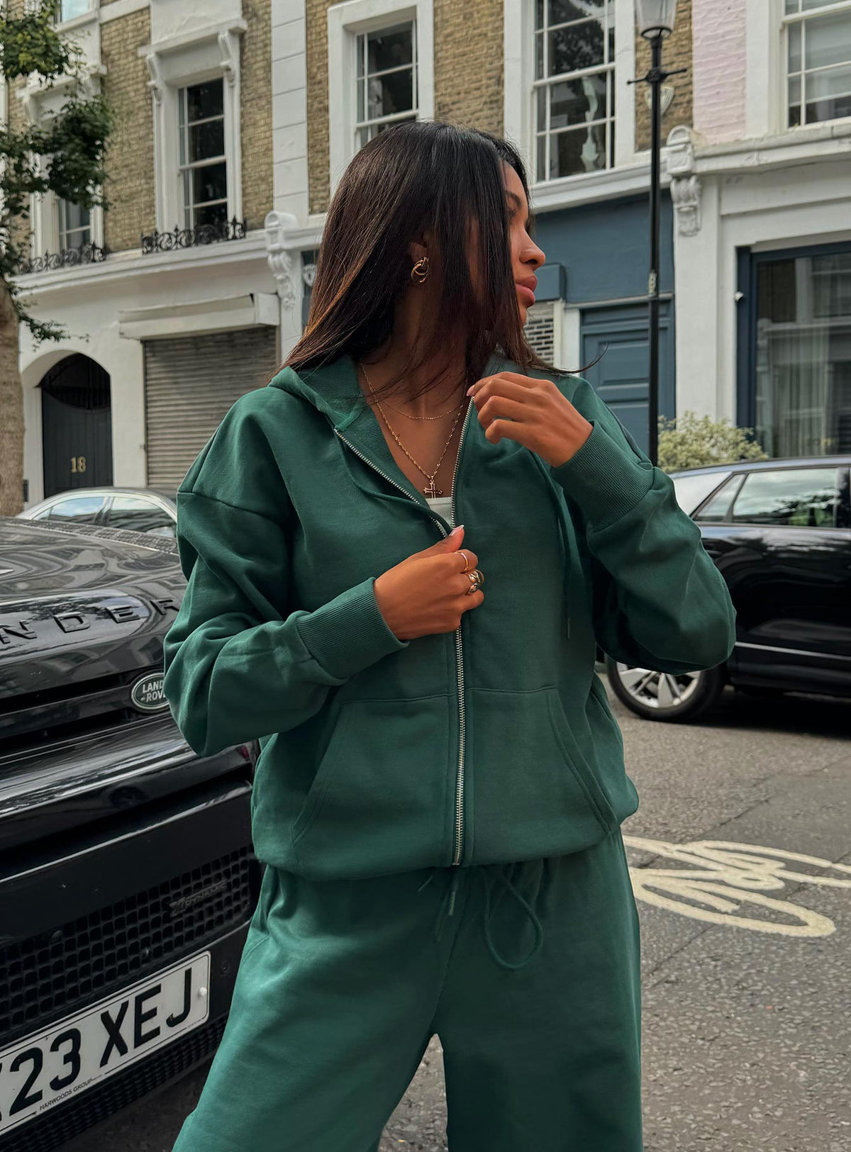 Sudadera oversize All Day verde