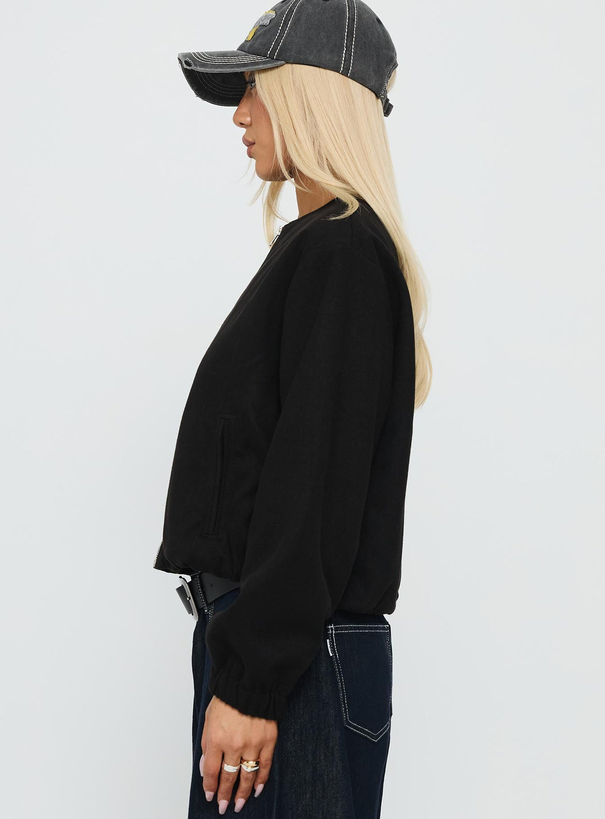 Chaqueta Bomber Grasp Negra