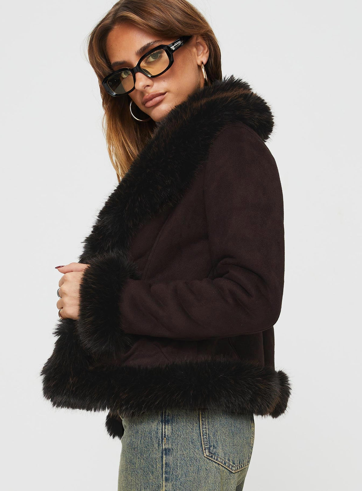 Chaqueta Graciel Penny Lane color chocolate