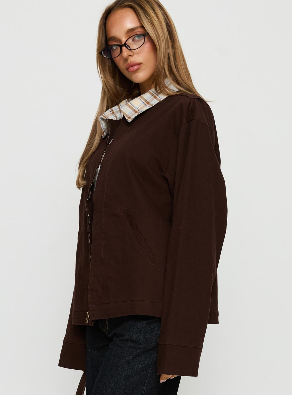 Chaqueta de trabajo Soraia marrón