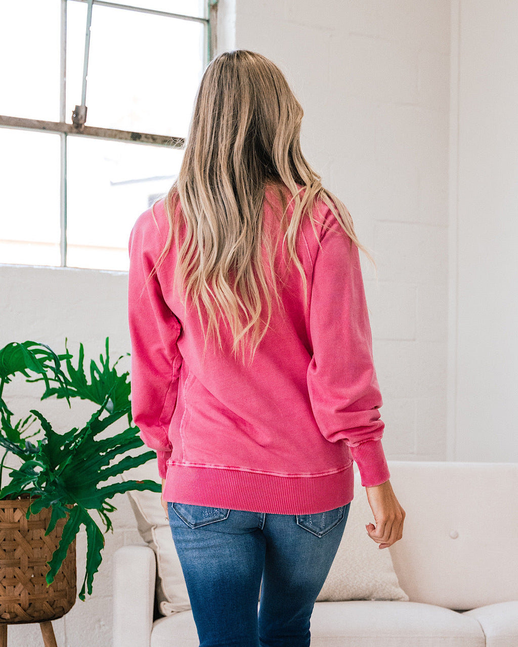 Sudadera Girlfriend - Fucsia VENTA FINAL