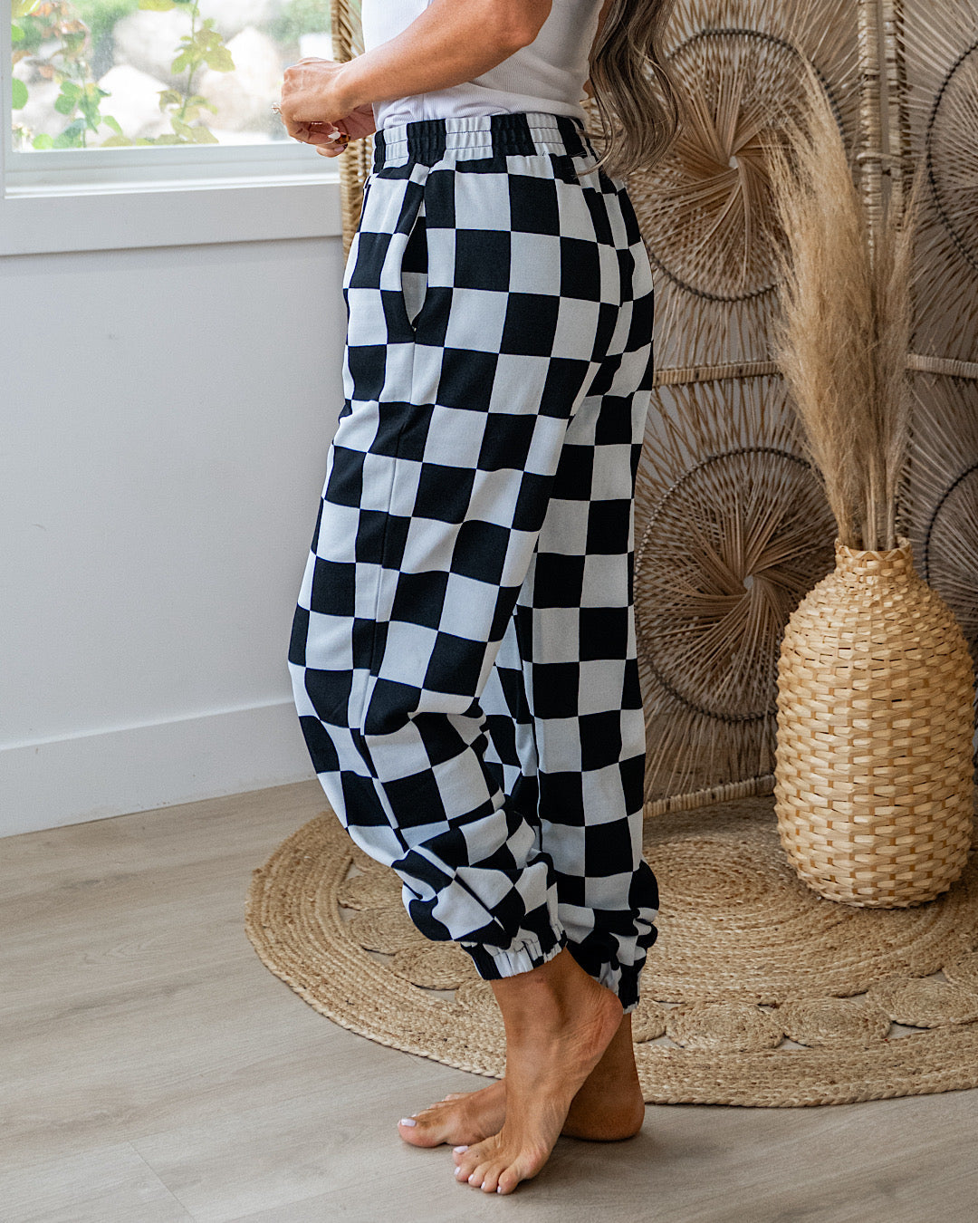 Joggers a cuadros Black Jack de Ampersand Ave