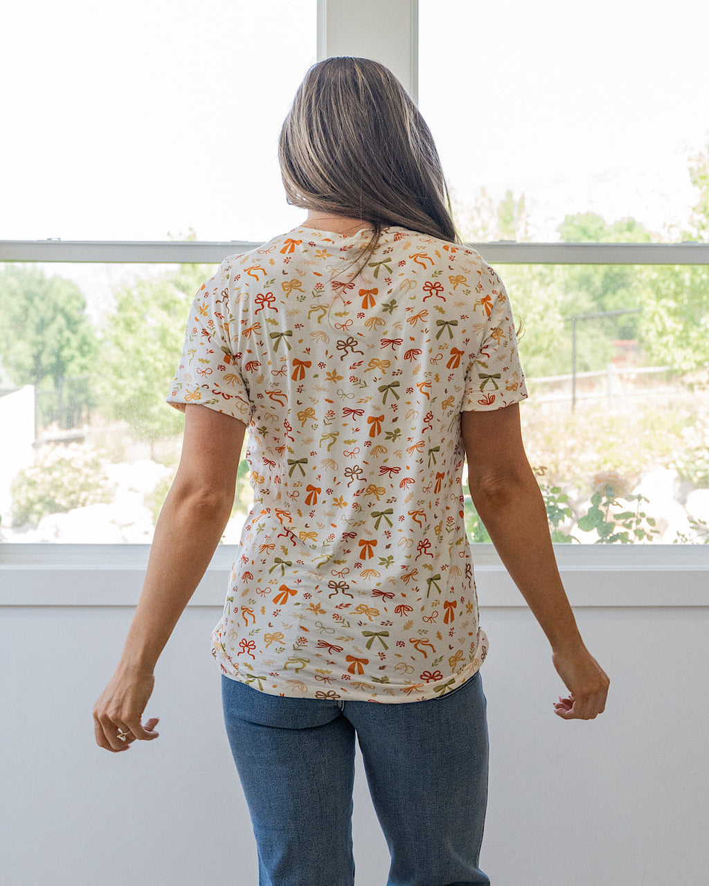 Blusa Sophie con escote en V - Lazos cosecha