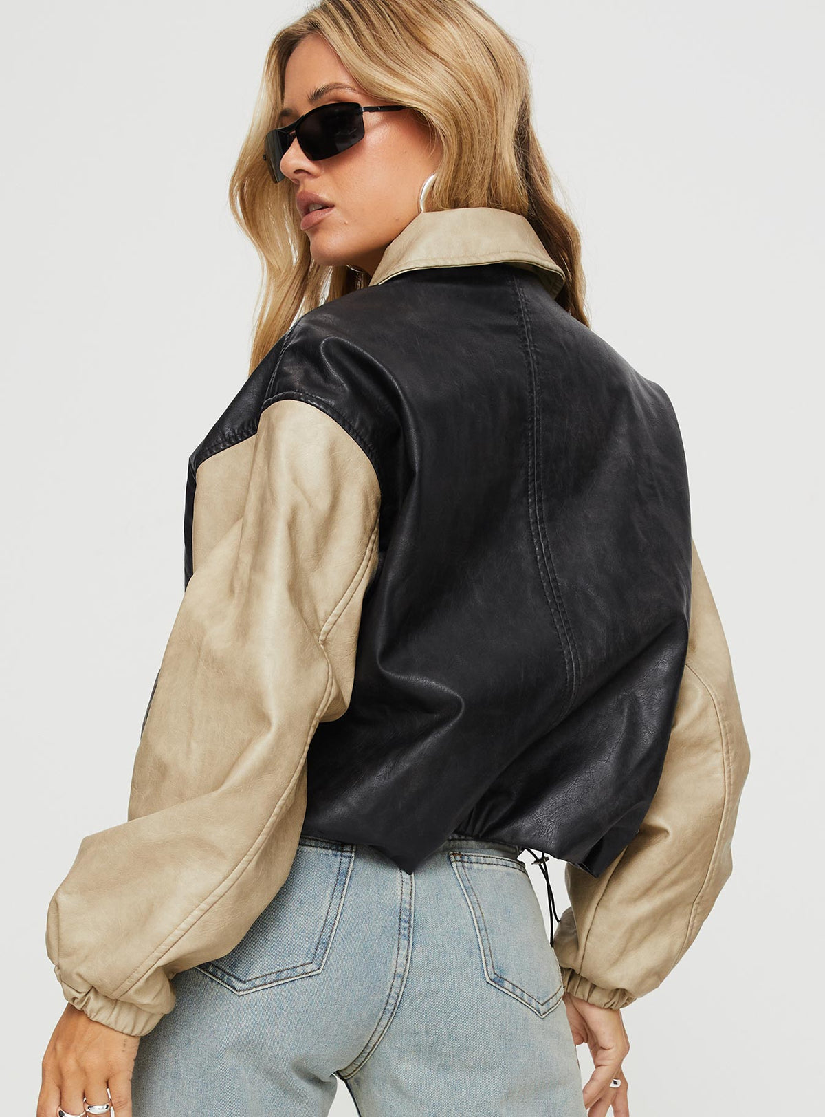 Chaqueta tipo bomber Nirvana color camel
