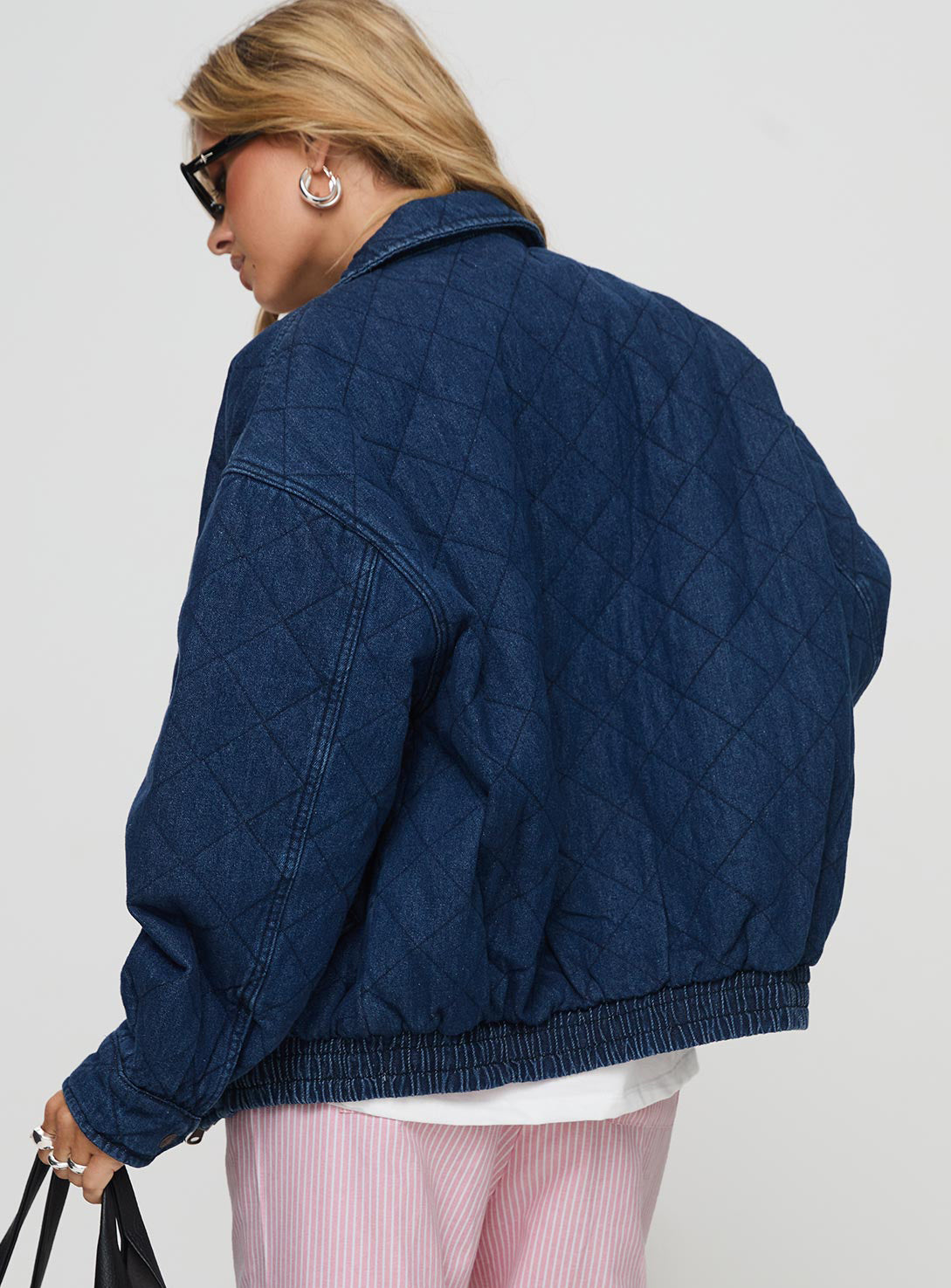 Chaqueta bomber Kenny en denim oscuro