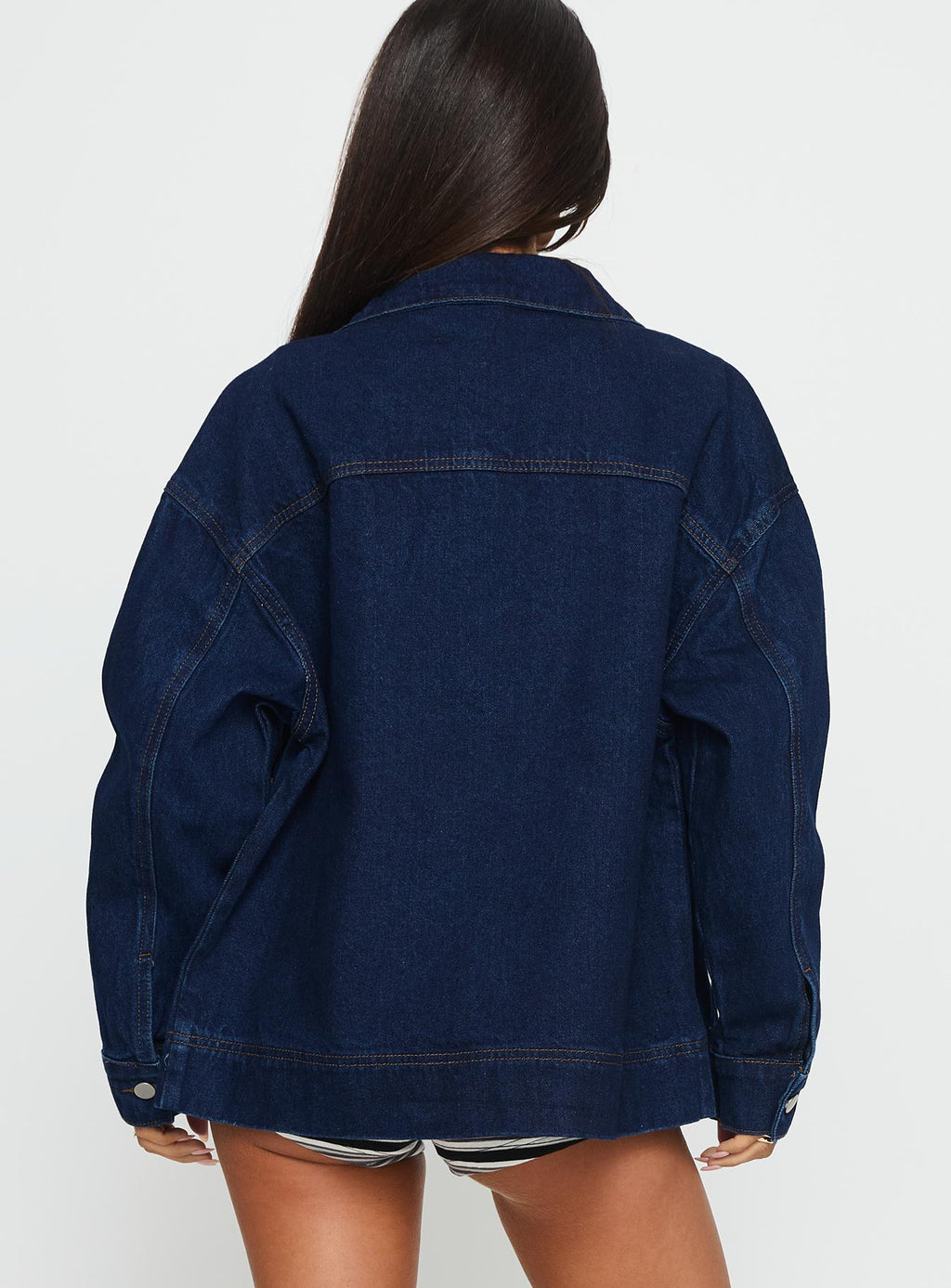 Chaqueta tipo bomber de mezclilla Goldsmith en lavado oscuro