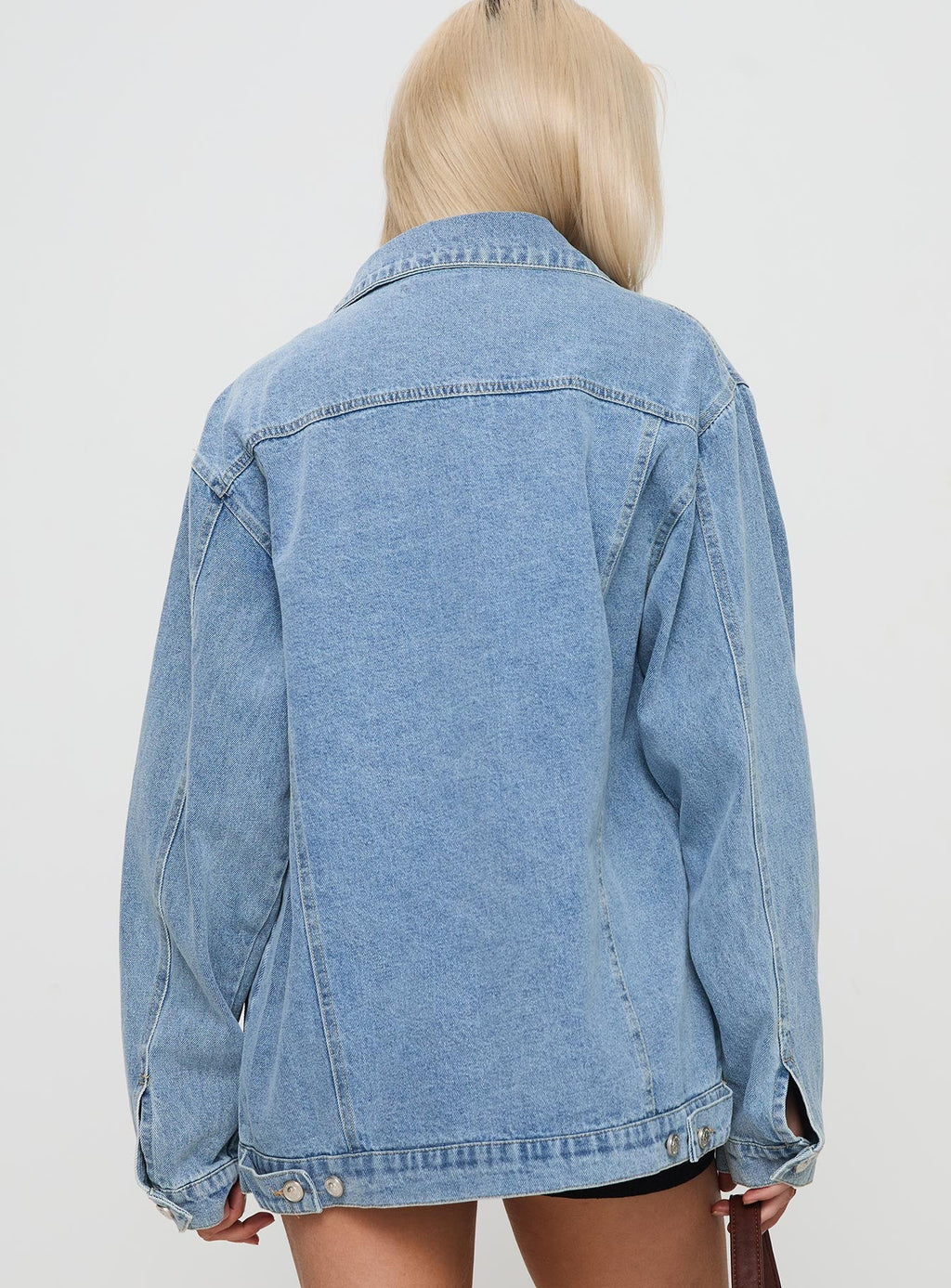 Chaqueta de mezclilla All You Need lavado claro