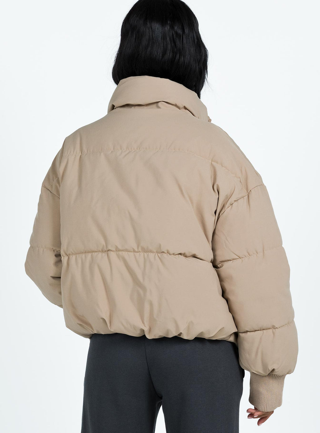 Chaqueta acolchada 7th Avenue color beige