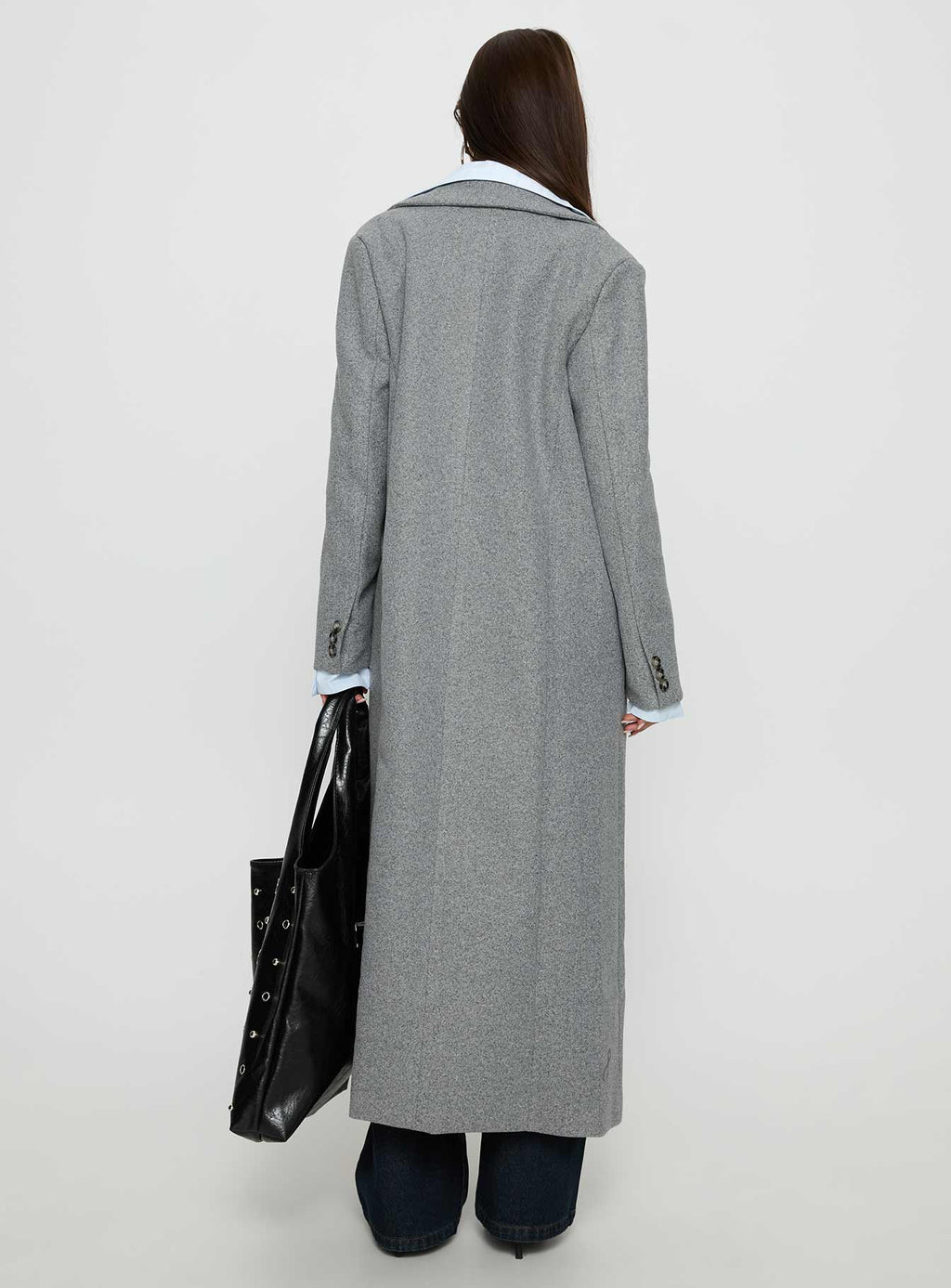 Abrigo largo Lovergirl gris