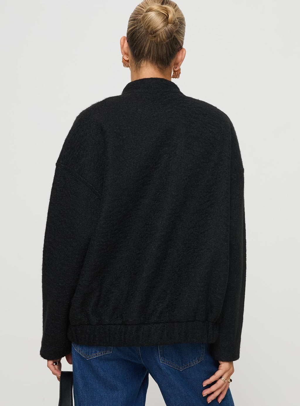 Chaqueta Bomber Stillar negra