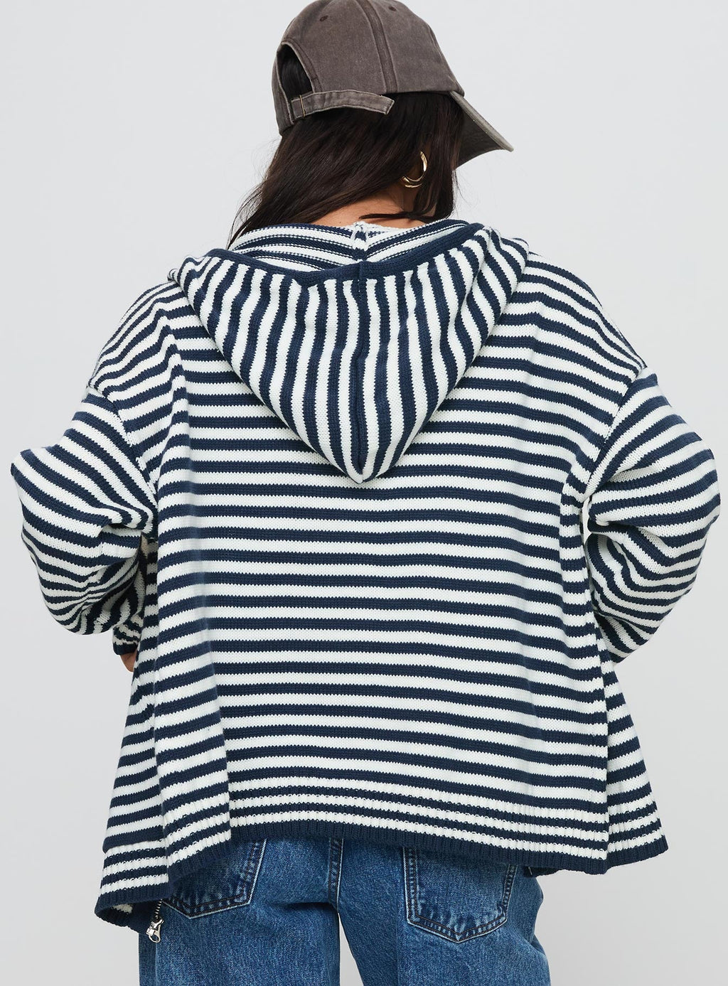 Chaqueta con cremallera Brienna azul marino