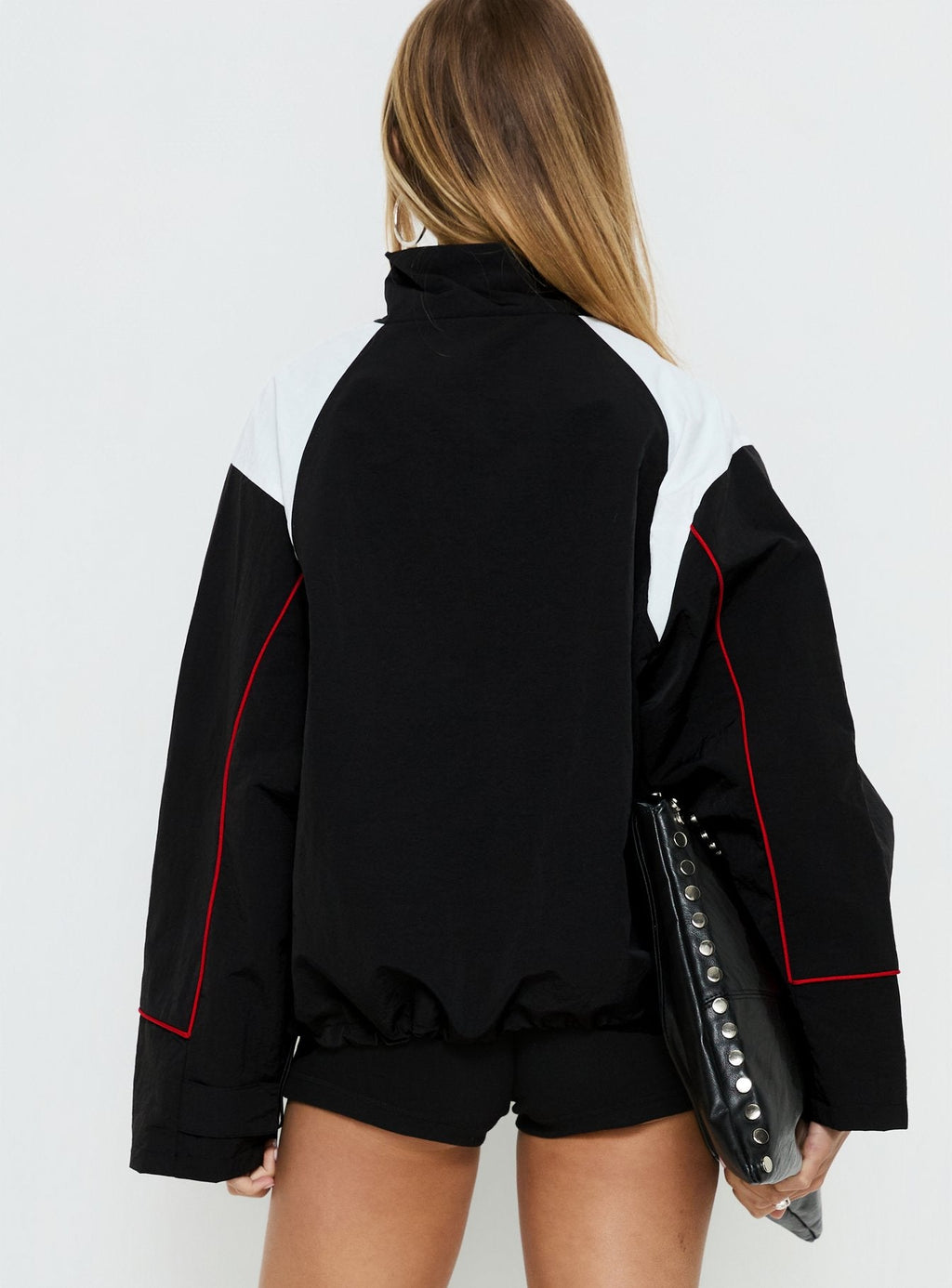 Cortavientos Shoreline Negro / Blanco