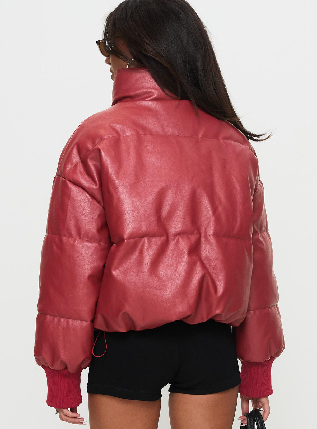 Chaqueta acolchada Myler color burdeos