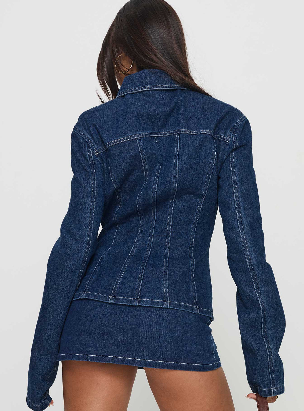 Chaqueta Rider de mezclilla azul