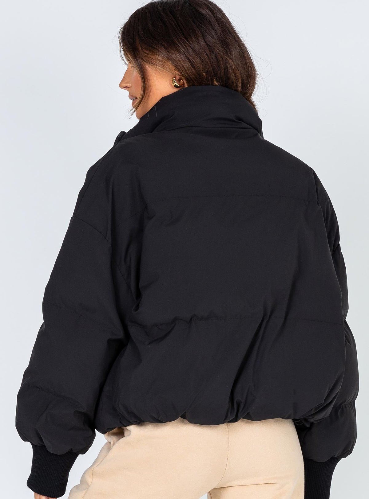 Chaqueta acolchada Abe negra