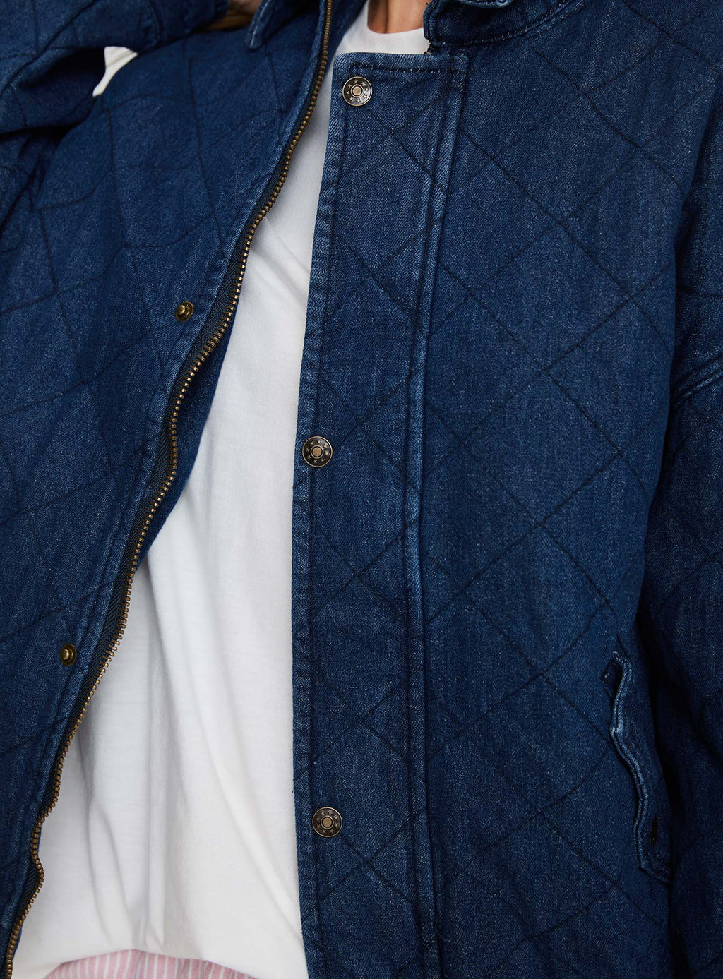 Chaqueta bomber Kenny en denim oscuro