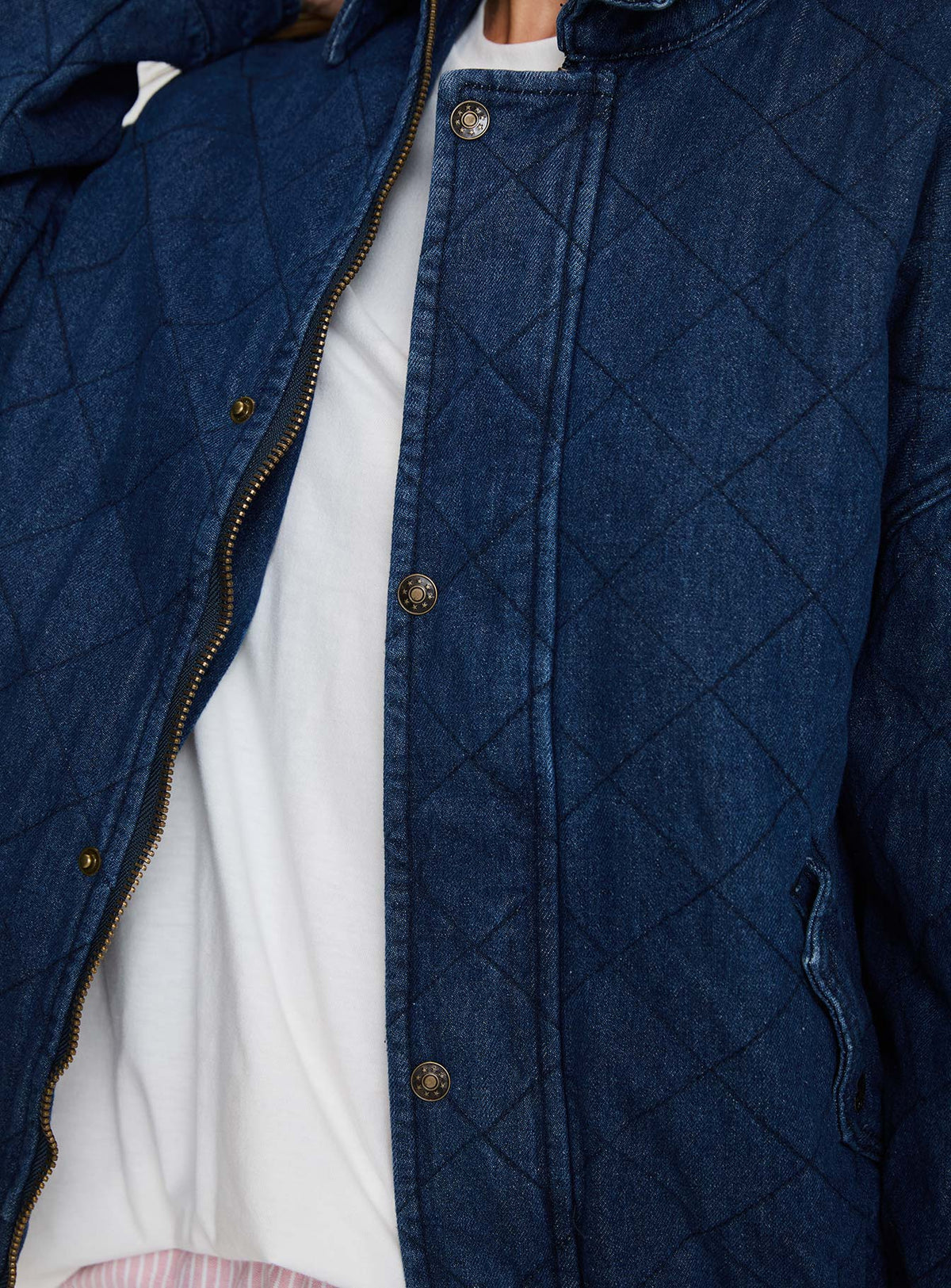 Chaqueta bomber Kenny en denim oscuro