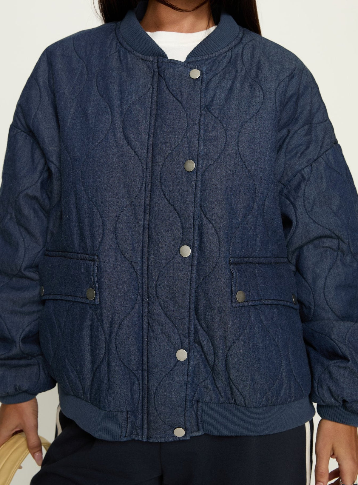 Chaqueta acolchada Stick Season azul marino